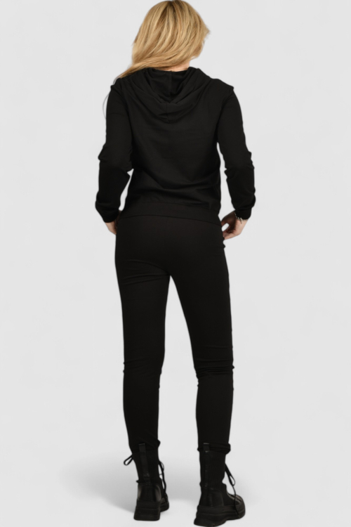 Ženski crni gornji dio trenirke Lagoon