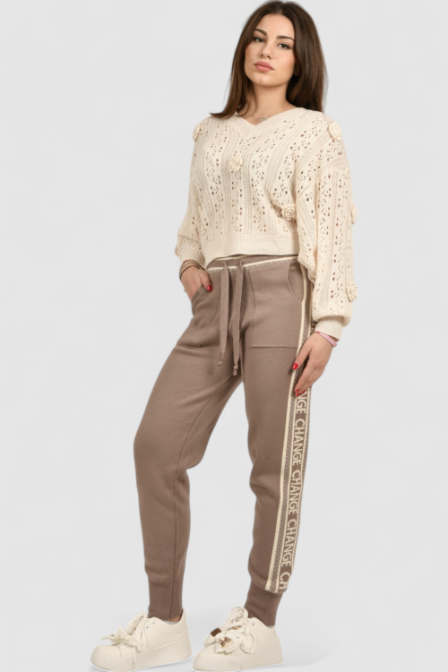 Ženski bijeli lagani džemper Iris