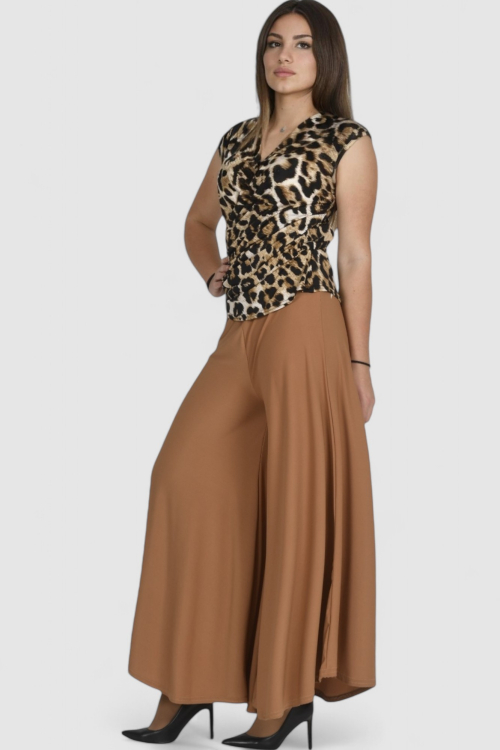 Ženska elegantna bluza leopard uzorak Anneliese
