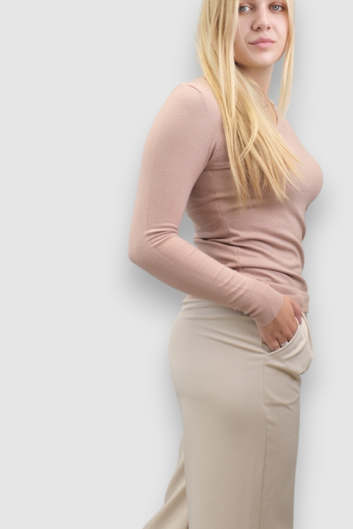 Ženski lagani roza džemper Cassandra