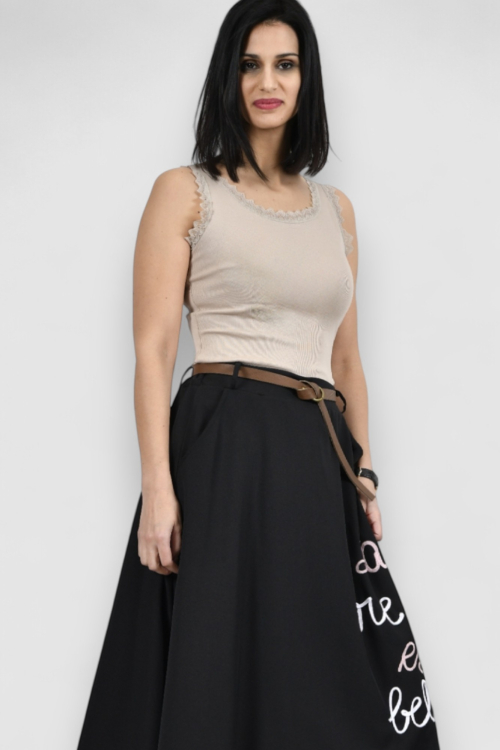 Ženska bež majica bez rukava Danielle