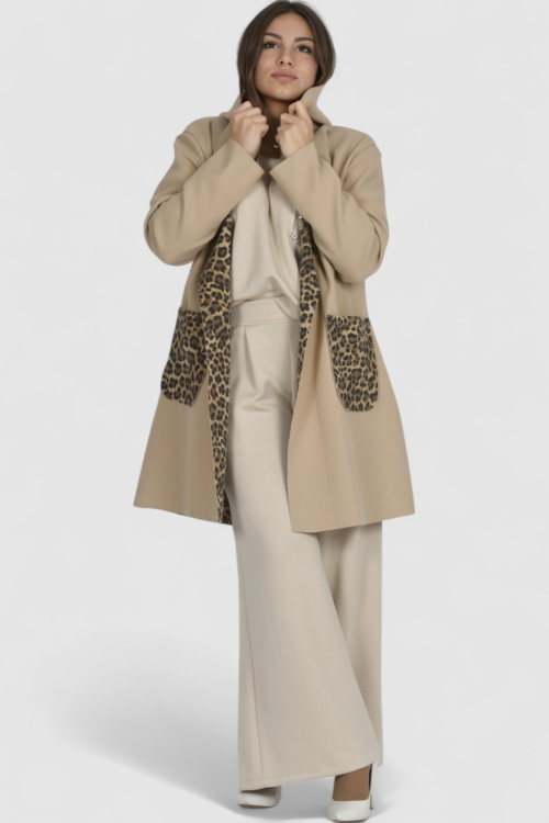 Ženski bež midi kaput Bluebell