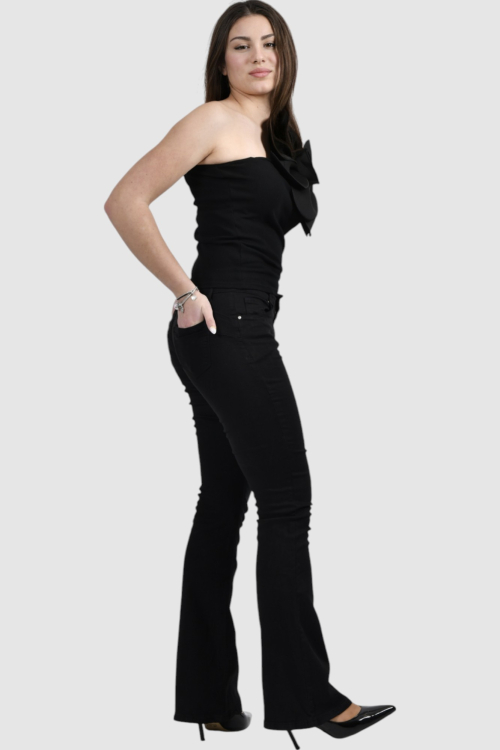 Ženske crne traperice Sorrel