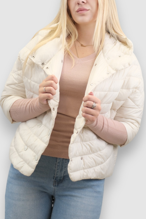 Ženska bež kratka jakna Gale