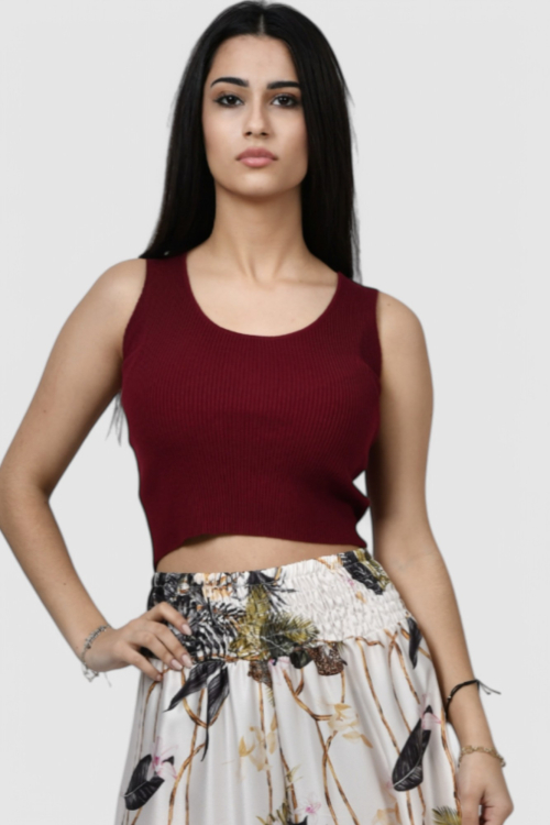 Ženski crveni top Calliope