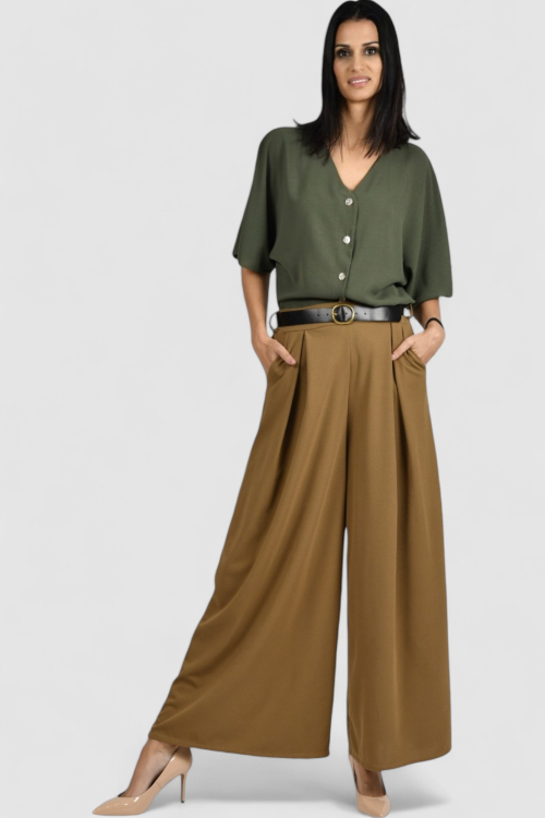 Ženska zelena elegantna košulja Ivelisse