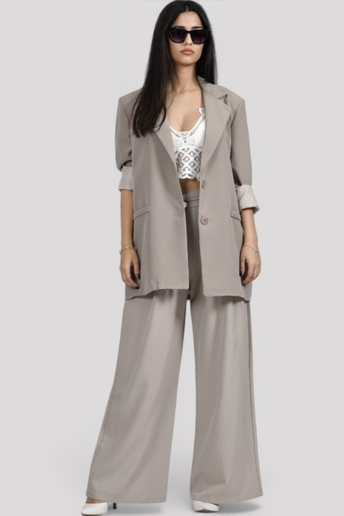Ženski sivi elegantni sako Iskra