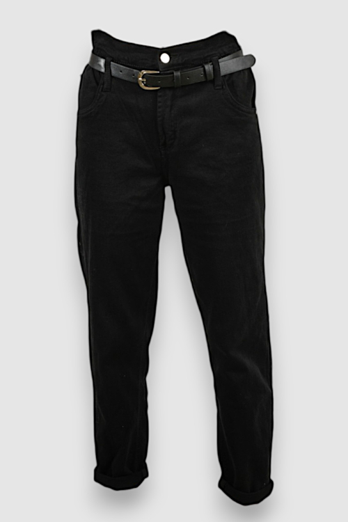 Ženske crne traperice Enid