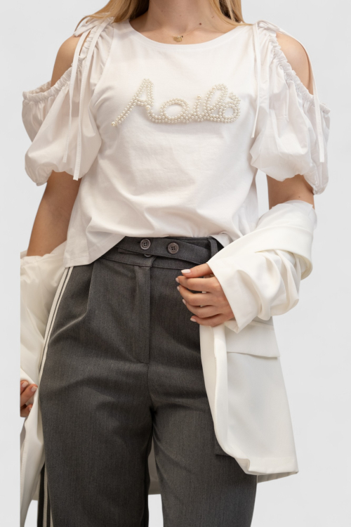 Ženski bijeli  elegantni sako Brenda