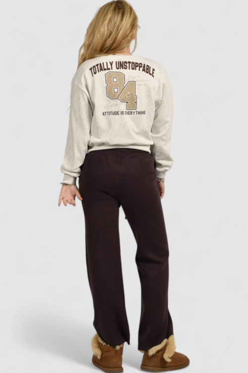 Ženska siva hoodica bez kapuljače Amaya