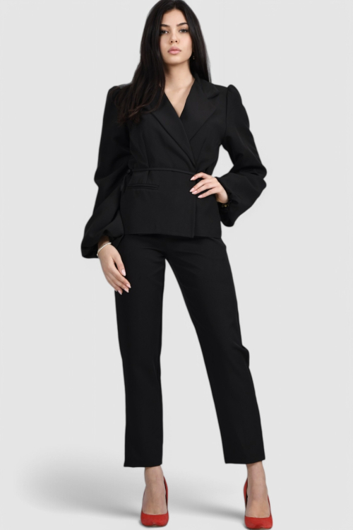 Ženski crni elegantni sako Charlotte