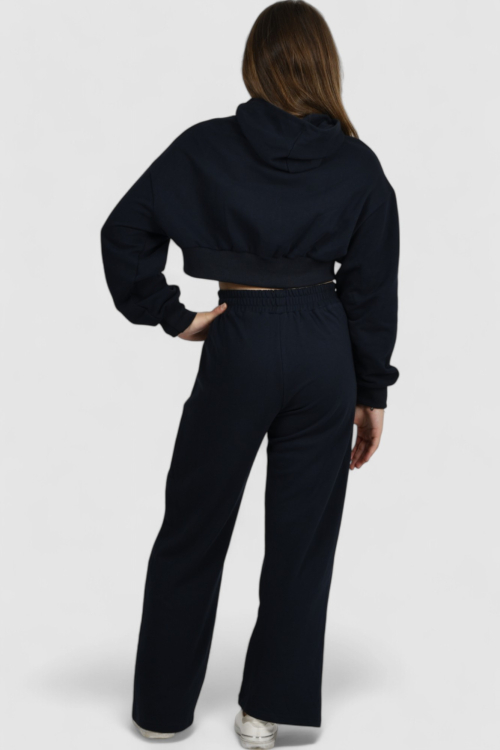 Ženska crna trenirka komplet Imani