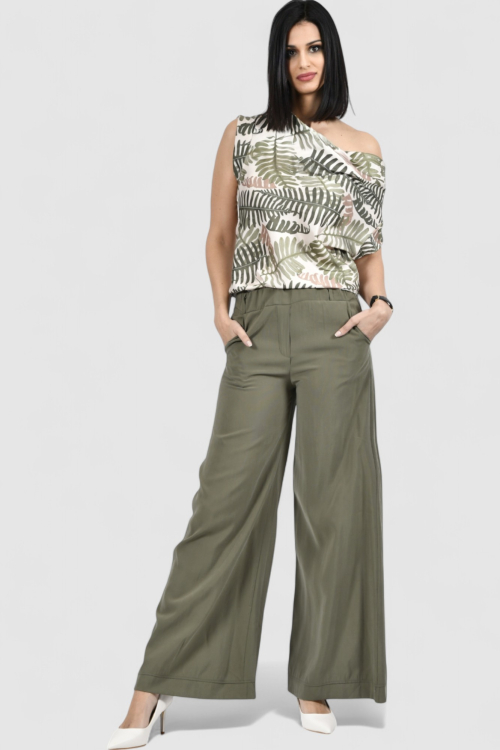 Ženska zelena elegantna bluza Margaret