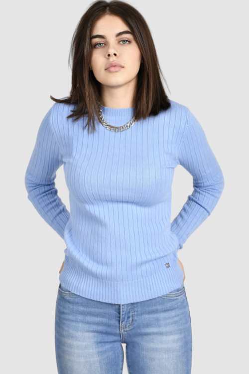 Ženski plavi lagani džemper Amelie