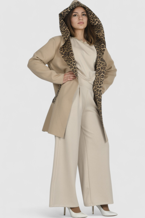 Ženski bež midi kaput Bluebell