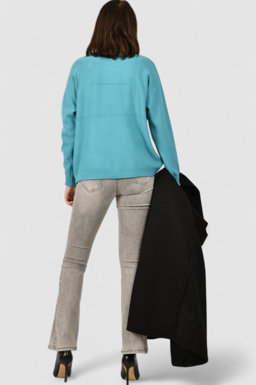 Ženski plavi lagani džemper Hannah