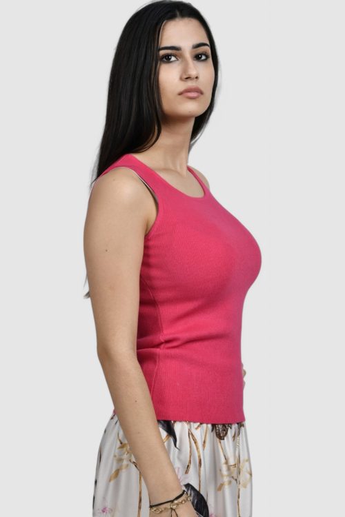 Ženski rozi top Lilya