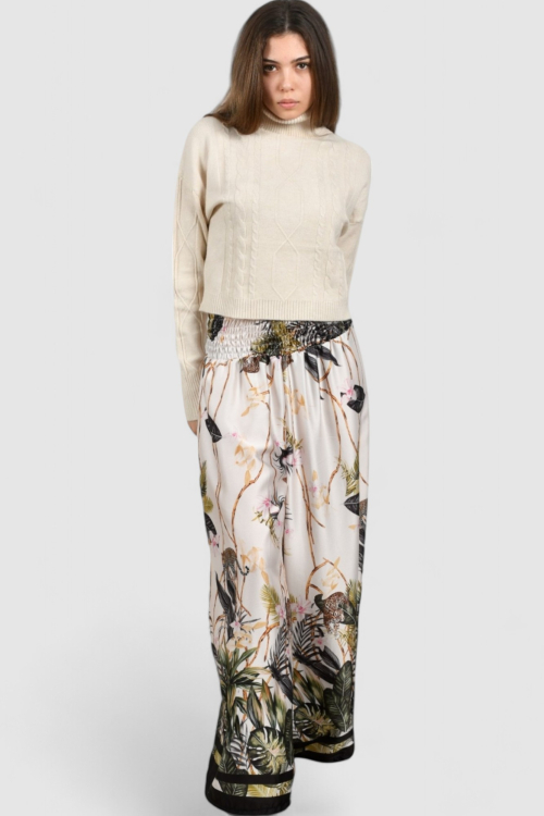 Ženski bež lagani džemper Violet