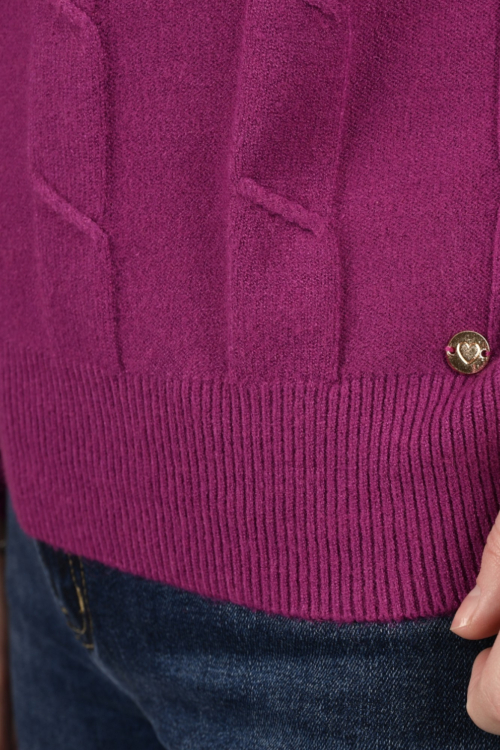 Ženski ljubičasti lagani džemper Erica