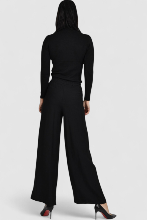 Ženski crni lagani džemper Zoey