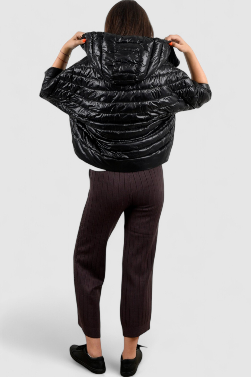 Ženska crna kratka jakna Gale