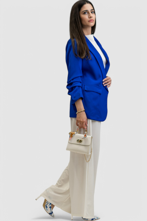 Ženski plavi elegantni sako Brenda