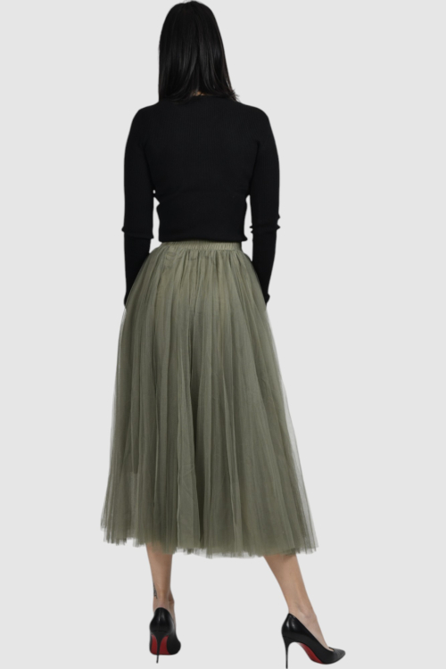 Ženska zelena maxi suknja Isabel Army