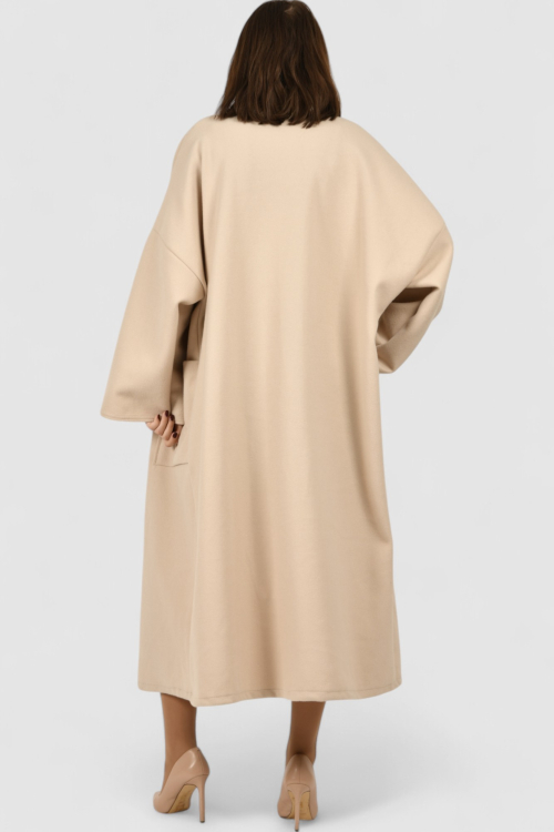 Ženski bež dugi kaput Madison