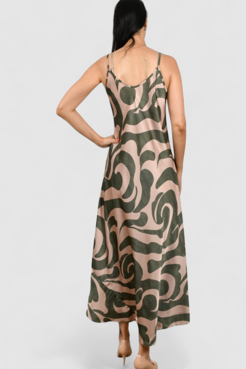 Ženska zelena svakodnevna haljina Eloise