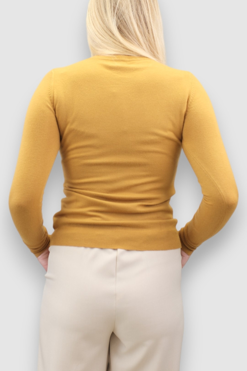 Ženski žuti lagani džemper Clarissa