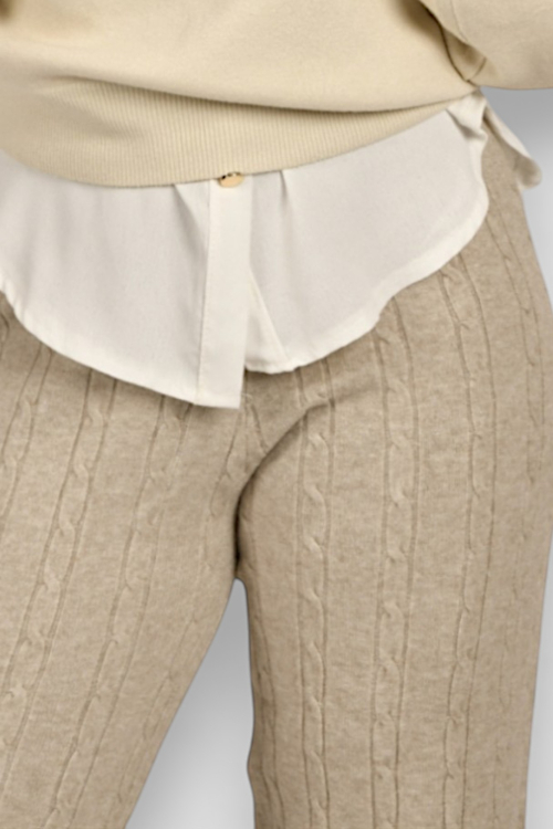 Ženski bež donji dio trenirke Umber