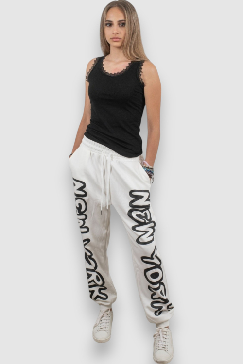 Ženska bijela trenirka komplet Zuri