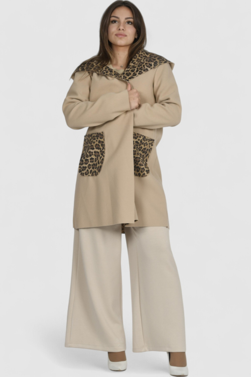 Ženski bež midi kaput Bluebell