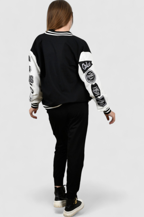 Ženska crna kratka jakna Aspen