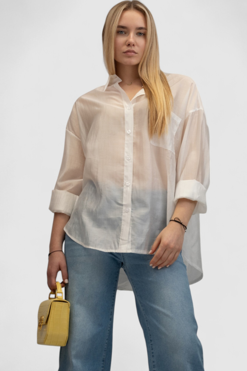 Ženska bijela elegantna košulja Annabelle