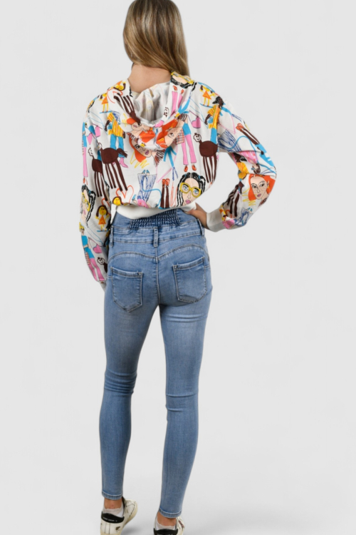 Ženski bijeli gornji dio trenirke Celine