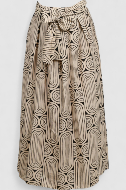 Ženska bež maxi suknja Delaney