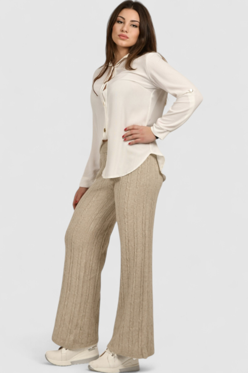 Ženski bež donji dio trenirke Umber