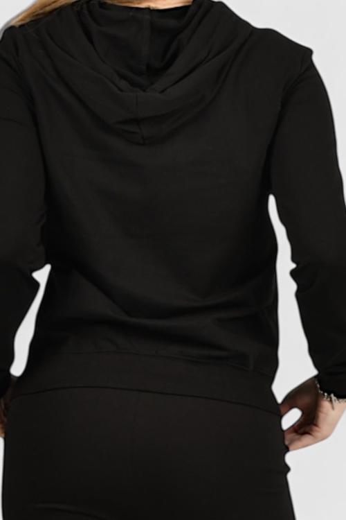 Ženski crni gornji dio trenirke Lagoon