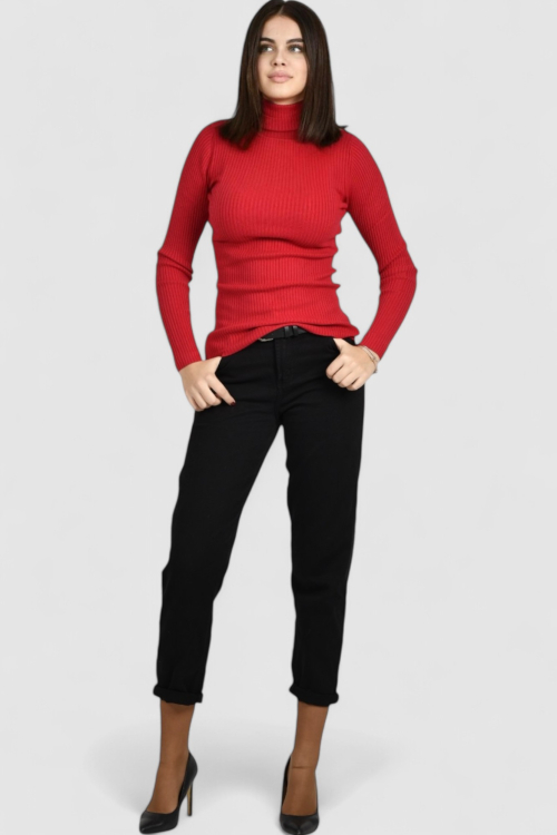 Ženski crveni lagani džemper Eleanora