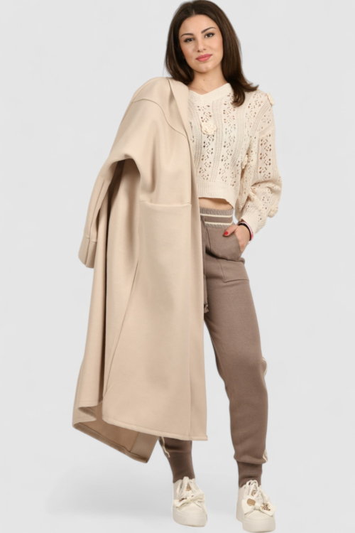 Ženski bijeli lagani džemper Iris