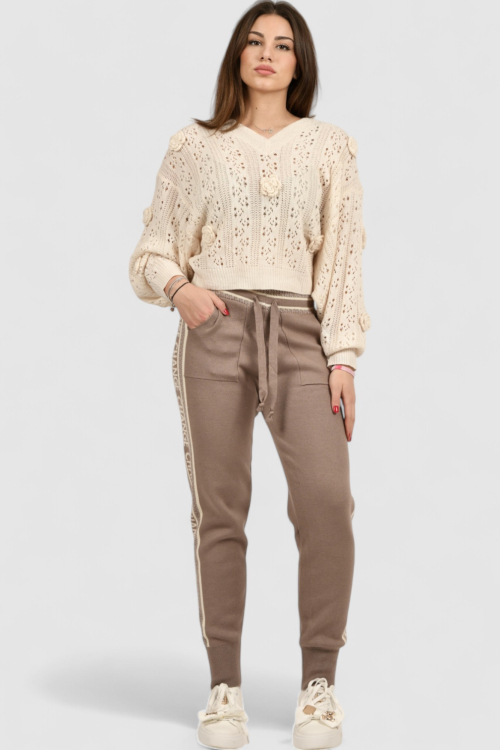 Ženski bijeli lagani džemper Iris