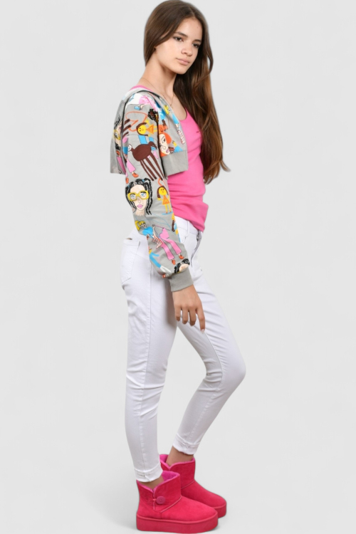 Ženski sivi gornji dio trenirke Celine