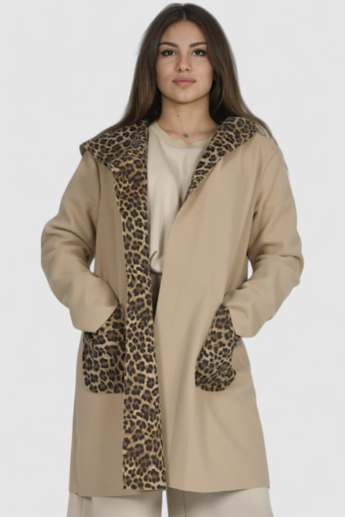 Ženski bež midi kaput Bluebell