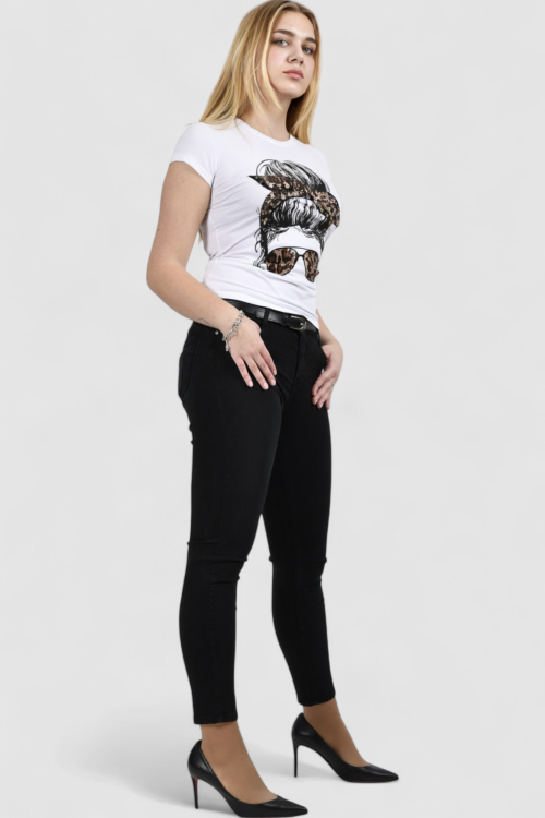 Ženska bijela majica kratki rukav Jessamine