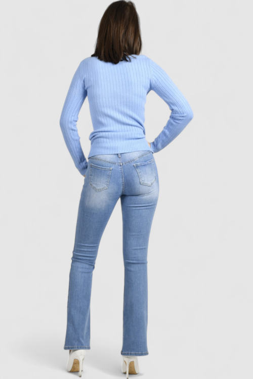 Ženski plavi lagani džemper Amelie