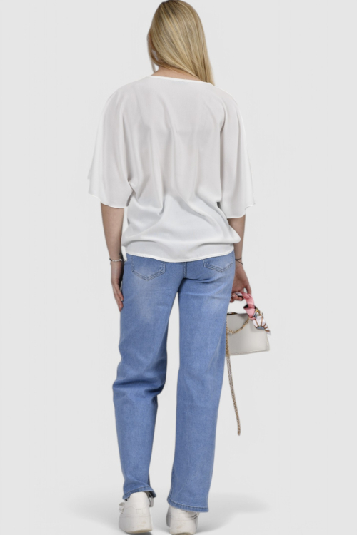 Ženska bijela elegantna košulja Ivelisse