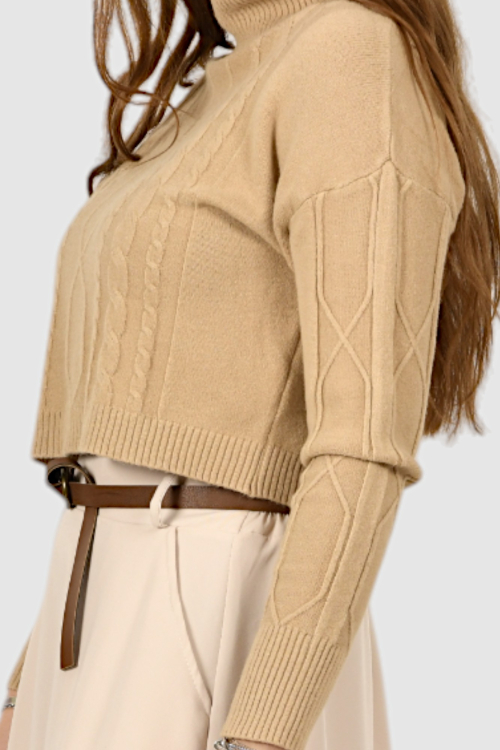 Ženska bež midi suknja May