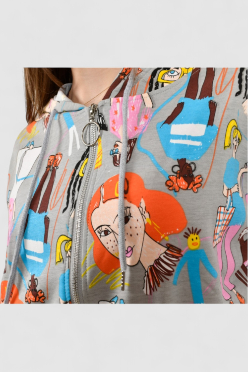 Ženski sivi gornji dio trenirke Celine