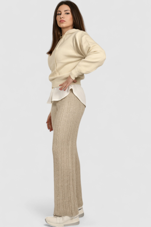 Ženski bež donji dio trenirke Umber